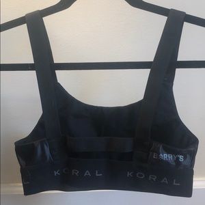 Shimmery Koral and Barry’s sports bra size M